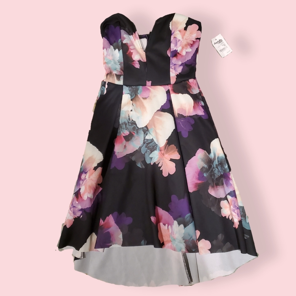 NWT Strapless Floral Dress